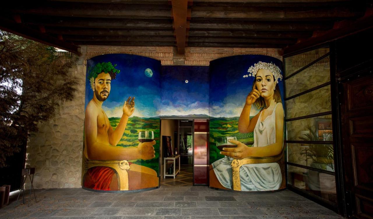 Hotel-Bodega La Casa del Cofrade Albelda De Iregua Exterior foto